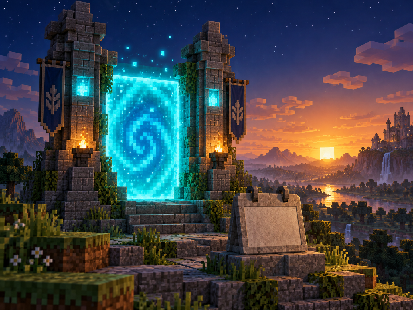 Original fan-made voxel artwork for Release date